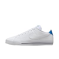 Nike Court Legacy Next Nature Men's Shoes (FQ8226-101, White/Black/Photo Blue) Size 10.5