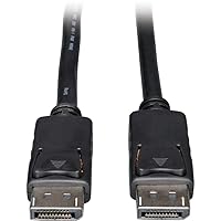 Tripp Lite DisplayPort Cable with Latches (M/M), DP to DP, 1080p, 50-ft. (P580-050) Black