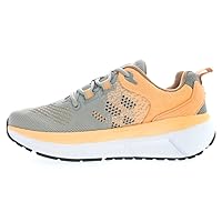 Propet Womens Ultra Walking Sneakers Shoes - Grey, Orange