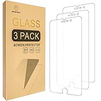 Mr.Shield [3-Pack] Designed For iPhone 7 Plus / iPhone 8 Plus [Tempered Glass] Screen Protector [0.3mm Ultra Thin 9H Hardness 2.5D Round Edge]