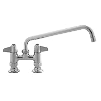T&S Brass 5F-4DLX08 Faucet, Deck Mount, 4