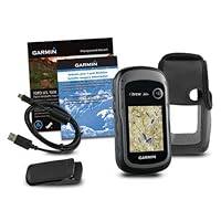 Garmin eTrex 30x TOPO GPS Bundle (100K Topographic Card, Carry Case, BirdsEye, Belt Clip), Upgraded Version of Garmin eTrex 30 bundle