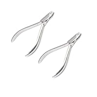 SET OF 2 ORTHODONTIC ADERER THREE JAW PLIERS WIRE BENDING AND LOOP FORMING PLIERS