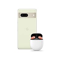 Google Pixel 7 – Unlocked Android 5G Smartphone with wide-angle lens and 24-hour battery – 256GB – Lemongrass + Pixel Buds Pro Wireless Earbuds, Bluetooth Headphones – Coral