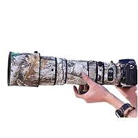 CHASING BIRDS Camouflage Waterproof Lens Coat for Nikon AF-S 200-400mm F4 G II ED VR Rainproof Lens Protective Cover (Yellow Tree Camouflage, with 2.0X TC (TC-20E III))