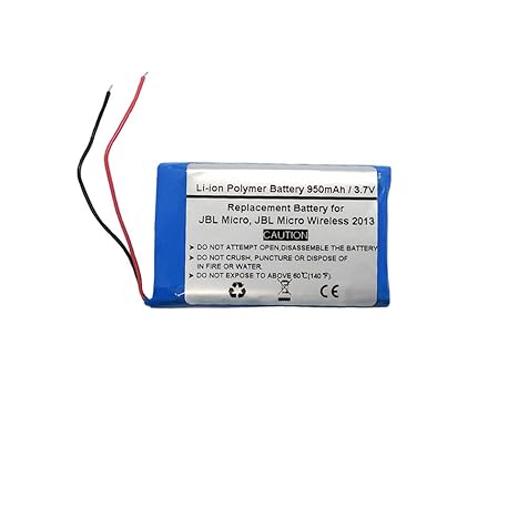 950mAh 3.7V Replacement Battery for JBL Micro, Micro Wireless 2013, JBL FT453050