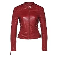 Girls Leather Jacket, Original Leather, Nice Color & Classic Style