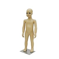 Realistic 1-2 Year Old Kids Toddler Child Plastic Full Body Mannequin with Base and Wig #KD-1