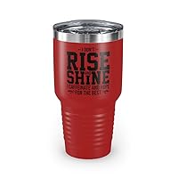 30oz Tumbler Stainless Steel Colors Funny Saying Motivated Coffee Introverts Women Men Sayings Humorous Caffeinated Sayings Lover Motivational 30oz / Red