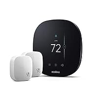 EB-STATE3LTVP-01 Thermostat with 2 Room SmartThermostat & Room Sensors, Black