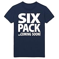 Six Pack Coming Soon Funny Printed T-Shirt