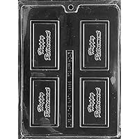 HAPPY RETIREMENT BUSINESS CARD MOLD (LSL) chocolate candy MOLD