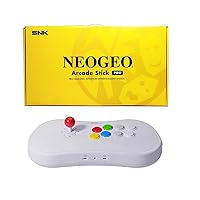 UNICO NEOGEO Arcade Stick Pro with 20 Pre-installed NEO-GEO Retro Games, Neo Geo Pocket Support 720p HDMI Output, 3.5mm Audio Jack