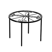 Plant Stand, 11.41IN High Heavy Duty Potted Plant Holder, Flower Pot Stand Anti-rust, Round Plant Rack for Room Indoor and Outdoor Courtyard, Gardens.