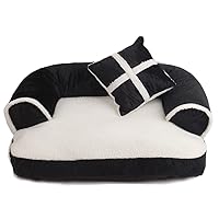 Pet Beds Mats Fleece Warm Pet Dog Sofa with Pillow Pet Bed House Big Blanket Cushion Basket Supplies (Color : D, Size : 50x70cm)