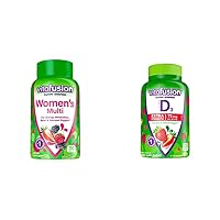 Vitafusion Women's Multivitamin Gummies (150 Count) and Vitamin D3 Gummy Vitamins (120 Count)