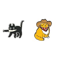 Enamel Pins for Backpacks, Cute Pins Brooches Set for Jacket Hats fits Men Women Boys and Girls