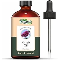 Myrtle (Myrtus) Oil | Pure & Natural Essential Oil for Aroma, Diffusers, Skincare & Hair Care - 118ml/3.99fl oz