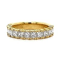 Diamond Designs Yellow 18 Karat Gold Wedding Band Size 6.5 *