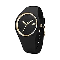 ICE-Watch - ICE Glam Black - Women's Wristwatch with Silicon Strap