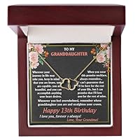 Birthday Gifts For Granddaughter From Grandma - Choose From 13th Birthday to 30th Birthday - This Women Necklace Gift Is Available In Regular Box Or Special Jewelry Box