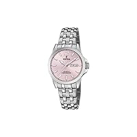 Festina F20455/2 Women's Analogue Quartz Watch with Stainless Steel Strap, Pink, Bracelet