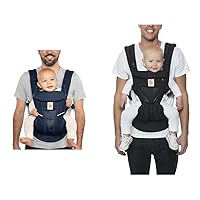 Ergobaby Omni Breeze & Omni 360 Baby Carriers Bundle - Breathable Mesh & All Positions (Newborn to Toddler)
