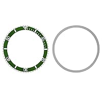 Ewatchparts BEZEL & INSERT COMPATIBLE WITH TUDOR SUBMARINER CASE 9401 7016 7928 76100 94010 WATCH GREEN