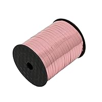 1 Roll 500 Yards Rose Gold Metallic Curling Ribbons Crimped Ribbon Roll Rose Gold Balloon Ribbons for Wedding Birthday Party Decor,Festival,Florist Crafts and Gift Wrapping Decorations
