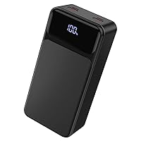 50000mah Power Bank 22.5W Fast Charging Portable Charger USB-C with 4 Outputs & 2 Inputs LED Display Huge Capacity External Battery Pack for iPhone, Samsung, iPad etc