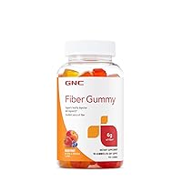 GNC Fiber 6g Gummy | Supports Healthy Digestion & Regularity | Mixed Fruit | 90 Count