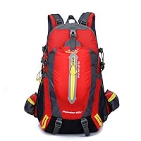 ODJAYH Waterproof Climbing Backpack Rucksack 40L Outdoor Sports Bag Travel Camping Hiking Women Trekking (Color : Black, Size : 1PCS)