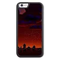 Apple Iphone 6 / 6S Case Happy Halloween Ghost Skull Pumpkin design Hard Rubber TPU Phone Case Cover