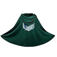 Japan Anime Shingeki No Kyojin Cloak Attack on Titan Cosplay Cloth Green,29.9(76cm) ONE SIZE FITS ALL