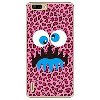Yesno MHWH6P-PCCL-201-N158 Wonder Monster Leopard Pink (Clear) / for Honor6 Plus PE-TL10/MVNO Smartphone (SIM Free Device)