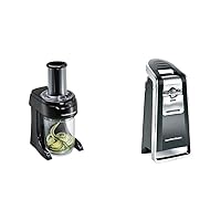Hamilton Beach 3-in-1 Electric Vegetable Spiralizer & Slicer With 3 Cutting Cones & (76606ZA) Smooth Touch Electric Automatic Can Opener