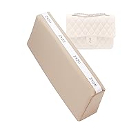 Purse Pillow for CF ClassicFlap 17/20/23/25/30/33,Memory Foam Shaper Insert,Silky Bag Pillow for Luxury Handbag Tote（Champagne,CF Mini Square17）