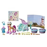 A New Generation Movie Story Scenes Mix and Make Sunny Starscout - Toy with Compound, 25 Accessories, 3-Inch Pony (Accessory Colors May Vary)