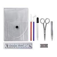 7 Pcs Beginners Dissecting Kit Biology Lab and Anatomy Dissecting Set for Students with Easy Carry Pouch