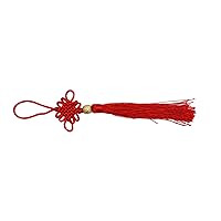 Handwoven Chinese Knot Tassels Pendant Handmade Lucky Charm Hanging Decoration for Keychain Purse Clothes Garments Lucky Pendant Decoration