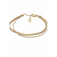 Skagen Women's Minimalist Silver, Rose Gold or Gold Stainless Steel Chain Bracelet
