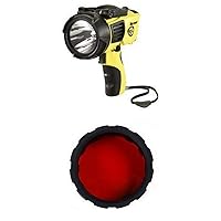 Streamlight Waypoint 1000-Lumens Spotlight with 120-Volt AC Charger, Yellow and Waypoint Rechargeable Filter