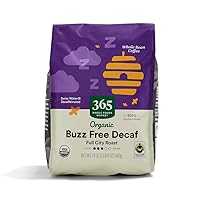 365 by Whole Foods Market, Coffee Buzz Free Decaf Whole Bean Organic, 24 Ounce