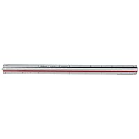 Staedtler Professional Triangular Scale Ruler, Metal Architecture Scale, 12 Inch, 987M1831BK