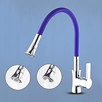 Single-handle Kitchen Faucet, Sink Tap Commercial Bathroom Vanity Drip-free Lead-free Mixer-purple