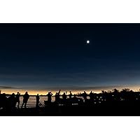 ConversationPrints APRIL 8 2024 TOTAL SOLAR ECLIPSE GLOSSY POSTER PICTURE PHOTO PRINT moon sun