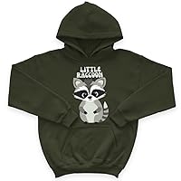 Little Raccoon Kids' Sponge Fleece Hoodie - Cute Raccoon Kids' Hoodie - Quotes Printed Hoodie for Kids