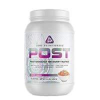 Core Nutritionals Post Post-Workout Recovery Matrix with Cyclic Dextrin®, Velositol®, for Optimum Protein Absorption, Glycogen Replenishment, Muscle Recovery 20 Servings (Fruity Cereal)
