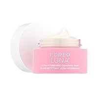 FOREO LUNA Nourishing Cleansing Balm - Gentle Waterproof Makeup Remover - Waterless Oil Cleanser - Eye Makeup Remover - Vegan - Cruelty & Fragrance-Free, Eco-Friendly - 2.5 oz