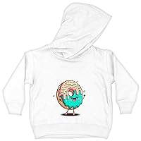 Donut Toddler Hoodie - Funny Graphic Toddler Hooded Sweatshirt - Unique Kids' Hoodie